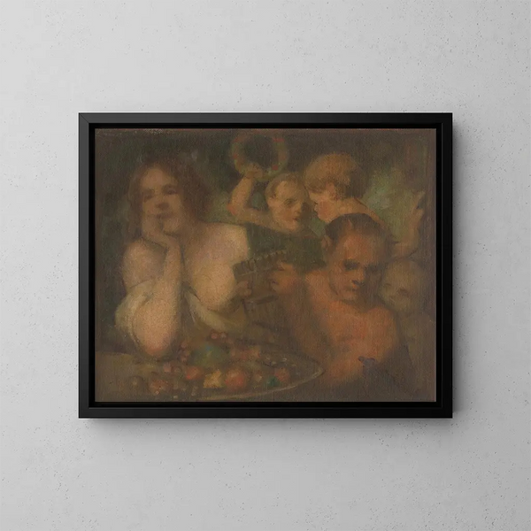 Bacchanales - Milan Thomka Mitrovský — cuadro enmarcado en la pared