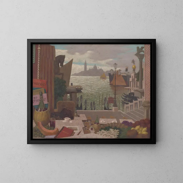 Recuerdos de Venecia - Milan Thomka Mitrovský — cuadro enmarcado en la pared