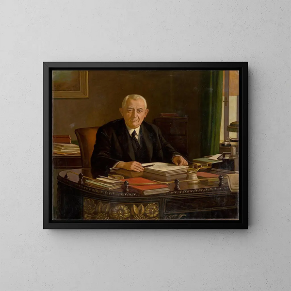 Retrato de Joseph Országh - Milan Thomka Mitrovský — cuadro enmarcado en la pared