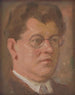 Retrato de un hombre desconocido - Milan Thomka Mitrovský — vista de la obra