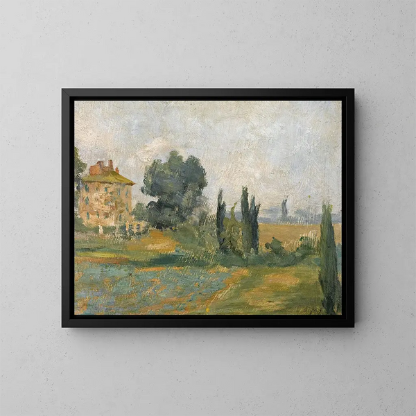 En las colinas - Miloš Jiránek — cuadro enmarcado en la pared
