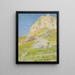 Study of the landscape around Sovk Podhradie - Miloš Slovák — framed artwork on a wall