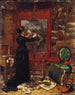 Self-portrait painting - Mimmi Zetterström — artwork view
