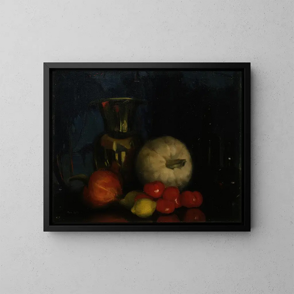 Decorative Group Painting - Mina Arndt — framed artwork on a wall