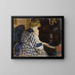 Au piano - Mina Carlson-Bredberg — framed artwork on a wall