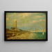 Faro de Fire Island - Miner Kilbourne Kellogg — cuadro enmarcado en la pared