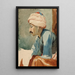 Head of Asia Minor - Miner Kilbourne Kellogg — framed artwork on a wall