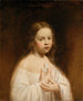 Retrato de la hija de Hiram Powers - Miner Kilbourne Kellogg — vista de la obra