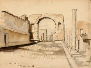 Miner Kilbourne Kellogg - Principal Entrance To The Forum Pompeii.webp