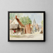 Rue du Puits-Sale, Saint-Valery - Miner Kilbourne Kellogg — framed artwork on a wall