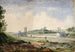 Ponte sospeso sul Arno near Cascine Florence - Miner Kilbourne Kellogg — artwork view