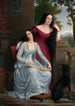 Dos mujeres en un paisaje italiano - Miner Kilbourne Kellogg — vista de la obra