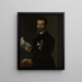 Portrait of a Knight of Malta Probably Fra Jacopo Salviati - Mirabello Cavalori — framed artwork on a wall