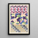 Portfolio de motivos abstractos Pl28 - Mizuki Heitaro — cuadro enmarcado en la pared