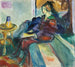 Model sitting on the sofa II - Edvard Munch — artwork view