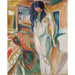 Reproducción del cuadro Modelo de la silla de mimbre - Edvard Munch