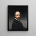 Self-portrait Painting - Modesto Teixidor y Torres — framed artwork on a wall