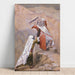 Reproduction of the painting Moses destroying the tablets of the Ten Commandments - James Tissot