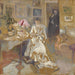 Señor y Señora Jos Hessel en la calle de Rivoli - Édouard Vuillard — presentado en un interior