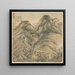 Mont Wuzhan - Song Xu — cuadro enmarcado en la pared