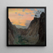 Misty Mountains - Kazimierz Stabrowski — framed artwork on a wall