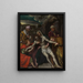 La mise au tombeau - Moretto da Brescia — framed artwork on a wall