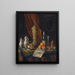 Nature morte avec chope à couvercle - Moritz Mansfeld — framed artwork on a wall