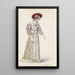 Figurine in medieval costume - Moritz Michael Daffinger — framed artwork on a wall