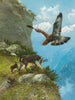 Chamois y águila real - Moritz Müller II — vista de la obra