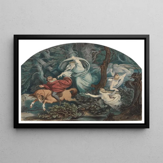 Moritz von Schwind - Ilustrace ke Goethov bsni Erlknig.webp