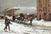 Milan, nieve en la ciudad - Mosè Bianchi — vista de la obra