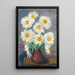 Ramo de Margaritas - Moïse Kisling — cuadro enmarcado en la pared