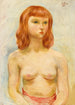 Joven Mujer Rubia - Moïse Kisling — vista de la obra