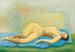 Joven mujer desnuda extendida - Moïse Kisling — vista de la obra