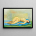 Joven mujer desnuda extendida - Moïse Kisling — cuadro enmarcado en la pared