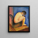 No me siento - Moïse Kisling — cuadro enmarcado en la pared