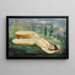 Nu en la hierba - Moïse Kisling — cuadro enmarcado en la pared