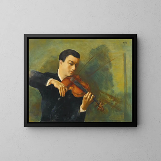 Mose Kisling - Portrait du violiniste Milstein.webp
