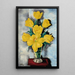 Florero de tulipanes - Moïse Kisling — cuadro enmarcado en la pared