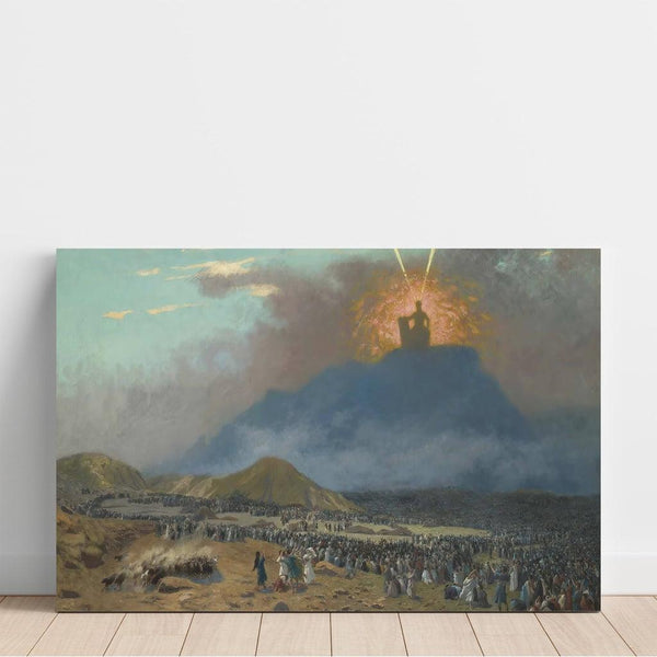 Reproduction of the painting Moses on Mount Sinai - Jean-Léon Gérôme
