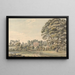 la Casa Bevere cerca de North Claines, Worcestershire - Moses Griffith — cuadro enmarcado en la pared