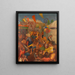 Children at Play and Sports II - Moses Soyer — framed artwork on a wall