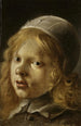 Self-portrait - Moses ter Borch — framed artwork on a wall