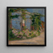 Garden motif - Ludovt Pitthordt — framed artwork on a wall