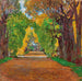 Motif of the Schlopark Park in Jevisovice - Carl Moll — artwork view