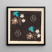 Reproduction of the painting Floral motif painting for printed textile II - Anonymous