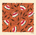 Reproduction of the painting Floral pattern for printed textile Pl XLI - Anonymous