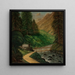 Molino en Ansee - Cyprian Lachnicki — cuadro enmarcado en la pared