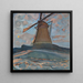 Molino de viento - Piet Mondrian — cuadro enmarcado en la pared