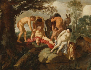 Moyses van Uyttenbroek - The Drunken Silenus with the Phrygian Peasants.webp